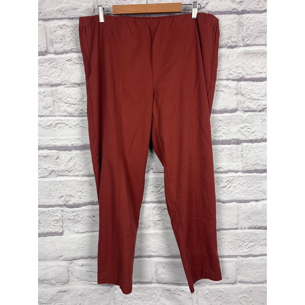 J. Jill Womens 18 Minimalist Career Office Staple Zip Pocket Cropped Pants - Picture 3 of 12